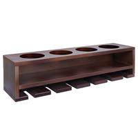 WEINREGAL Braun - Braun, Holz (48/12/12cm) - MCW