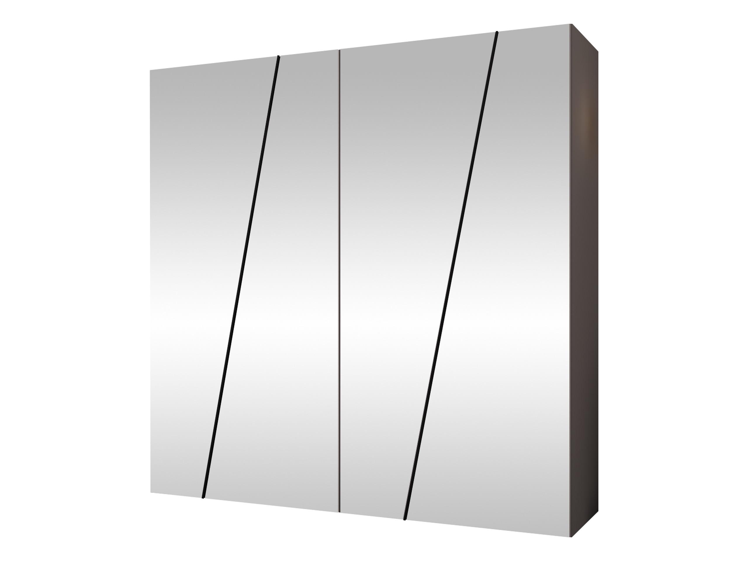 DREHTÜRENSCHRANK Zen 4L 200 cm - Kaschmir/Schwarz, Holzwerkstoff/Kunststoff (200/202/50cm) - MIRJAN24