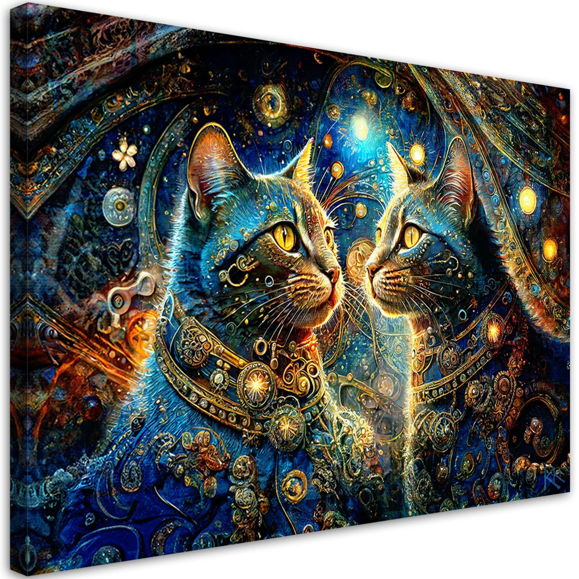 KUNSTDRUCK Lila 60/40 cm - Lila, Textil (60/40cm) - KUNSTLOFT