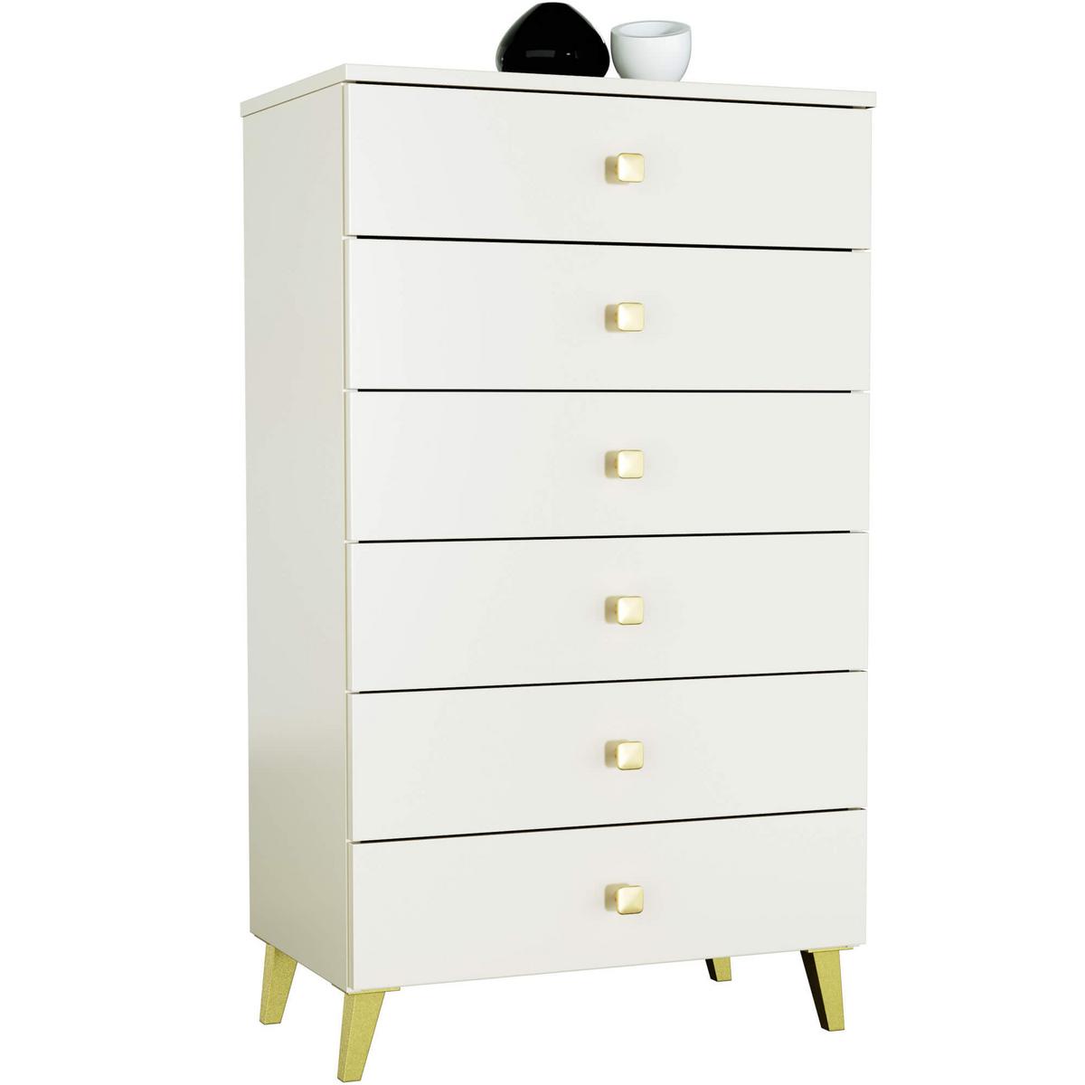 KOMMODE Kaschmir 104/60/37 - Kaschmir, Holzwerkstoff (60/104/37cm) - RAUMHIRSCH FURNITURE