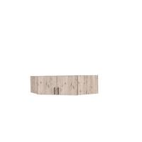 SCHRANKAUFSATZ Eiche Wellington, Graphit 117/40/117 - Eichefarben, Holzwerkstoff (117/40/117cm) - RAUMHIRSCH FURNITURE