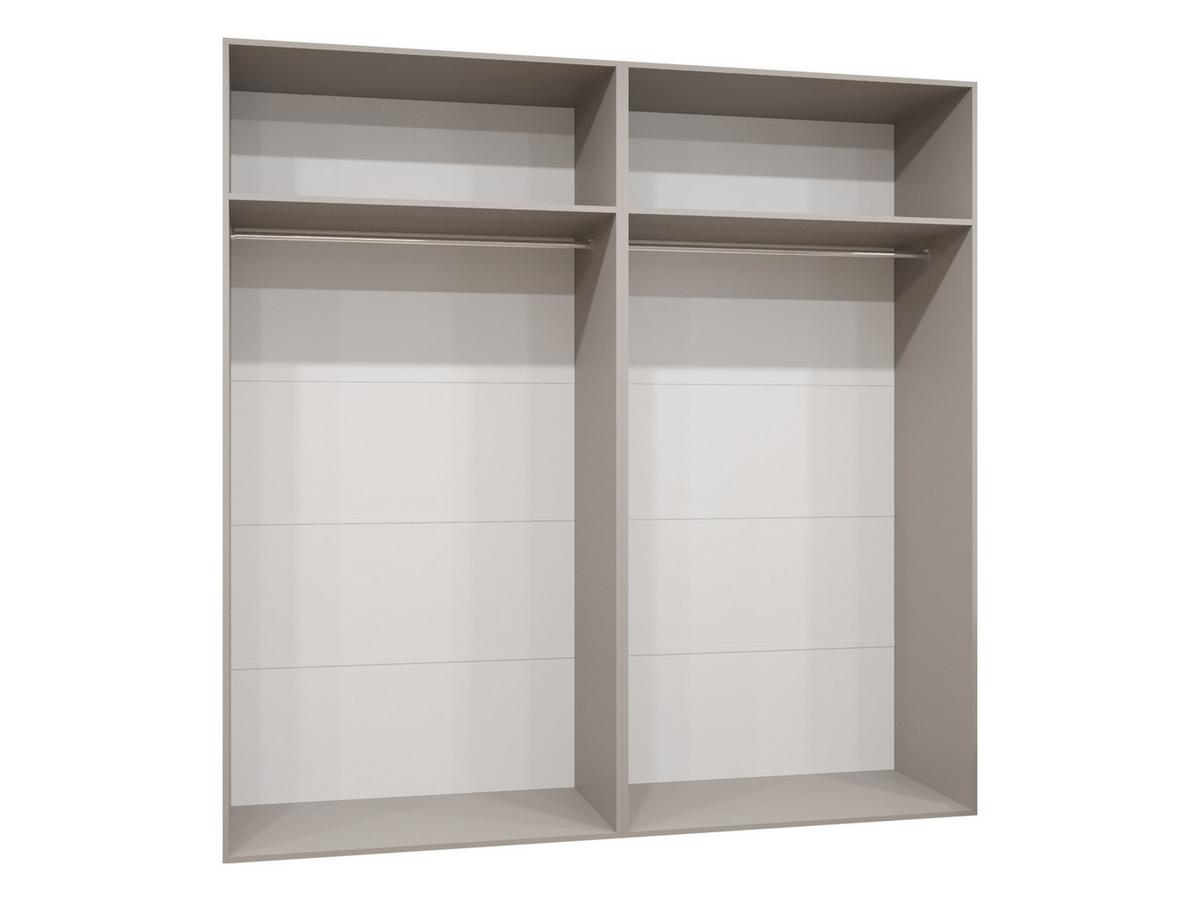 DREHTÜRENSCHRANK Mila I 200 - Goldfarben/Nussbaumfarben, Holzwerkstoff/Kunststoff (200/202/52cm) - MIRJAN24