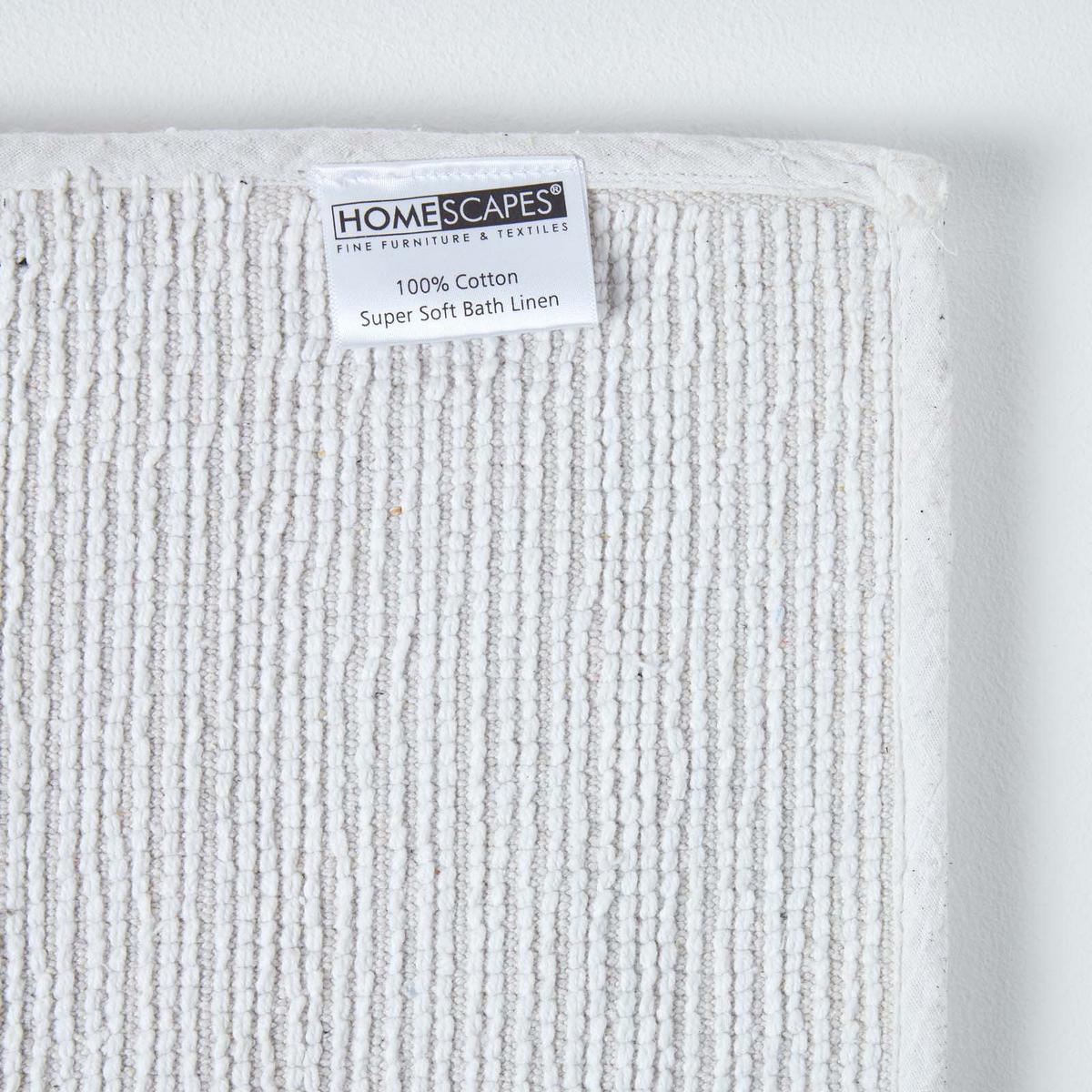 WC-VORLEGER Spa Supreme 50/55 cm, Baumwolle - Weiß, Textil (50/55cm) - Homescapes
