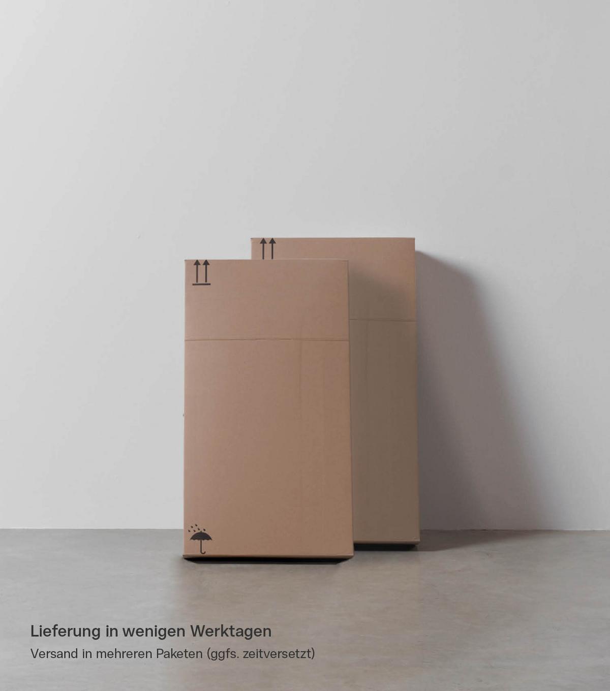 KOMMODE Die Stilvolle - Weiß, Holzwerkstoff (110/95/40cm) - Mokebo