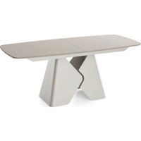 ESSTISCH Vanta rechteckig ausziehbar verlängerbar mit Metallgestell in Kaschmir Grau, Kaschmir 200-290/90/76 cm - Kaschmir/Beige, Holzwerkstoff/Metall (90/290/76cm) - WFL GROUP