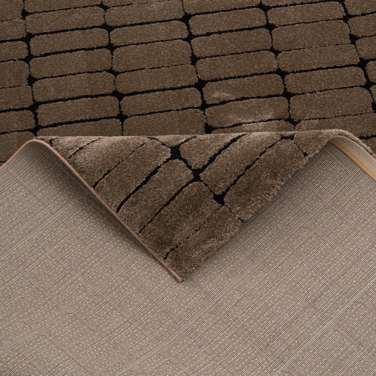 DESIGNER TEPPICH NOSY MODERN - Braun, Textil (80/150cm) - Pergamon