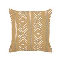 DEKOKISSEN Sandbeige 45/45 cm Banyan - Beige, Naturmaterialien/Textil (45/45cm) - Beliani