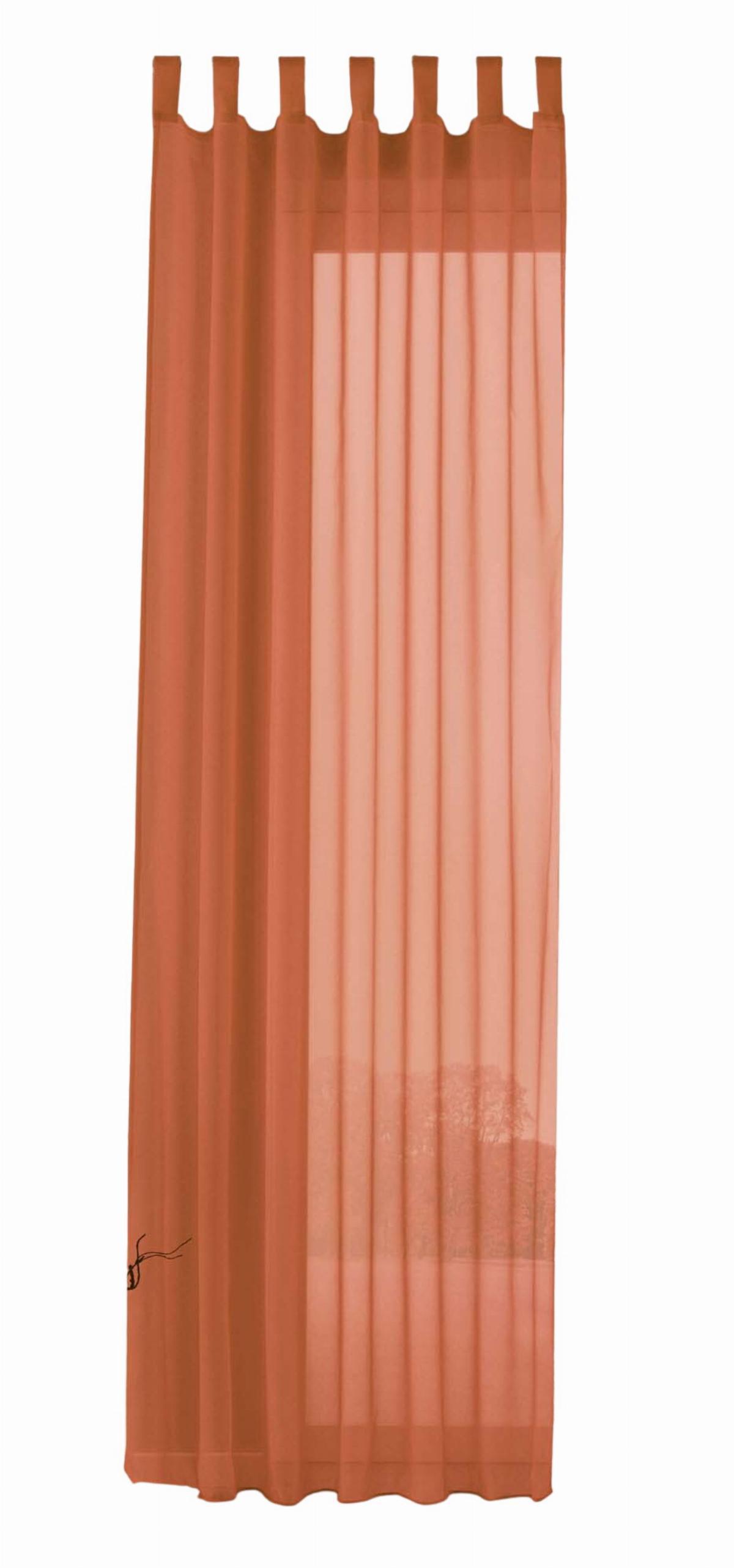 SCHLAUFENSCHAL PULA HxB 245x140 cm Terrakotta - Terracotta, Textil (140/245cm) - Gardinenbox