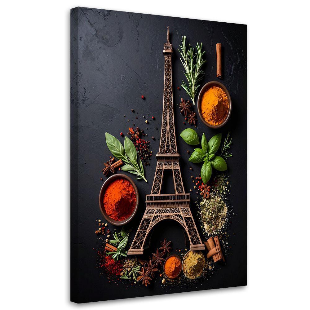 LEINWANDBILD Essen & Trinken 30x45cm - Multicolor, Textil (30/45cm) - Feeby