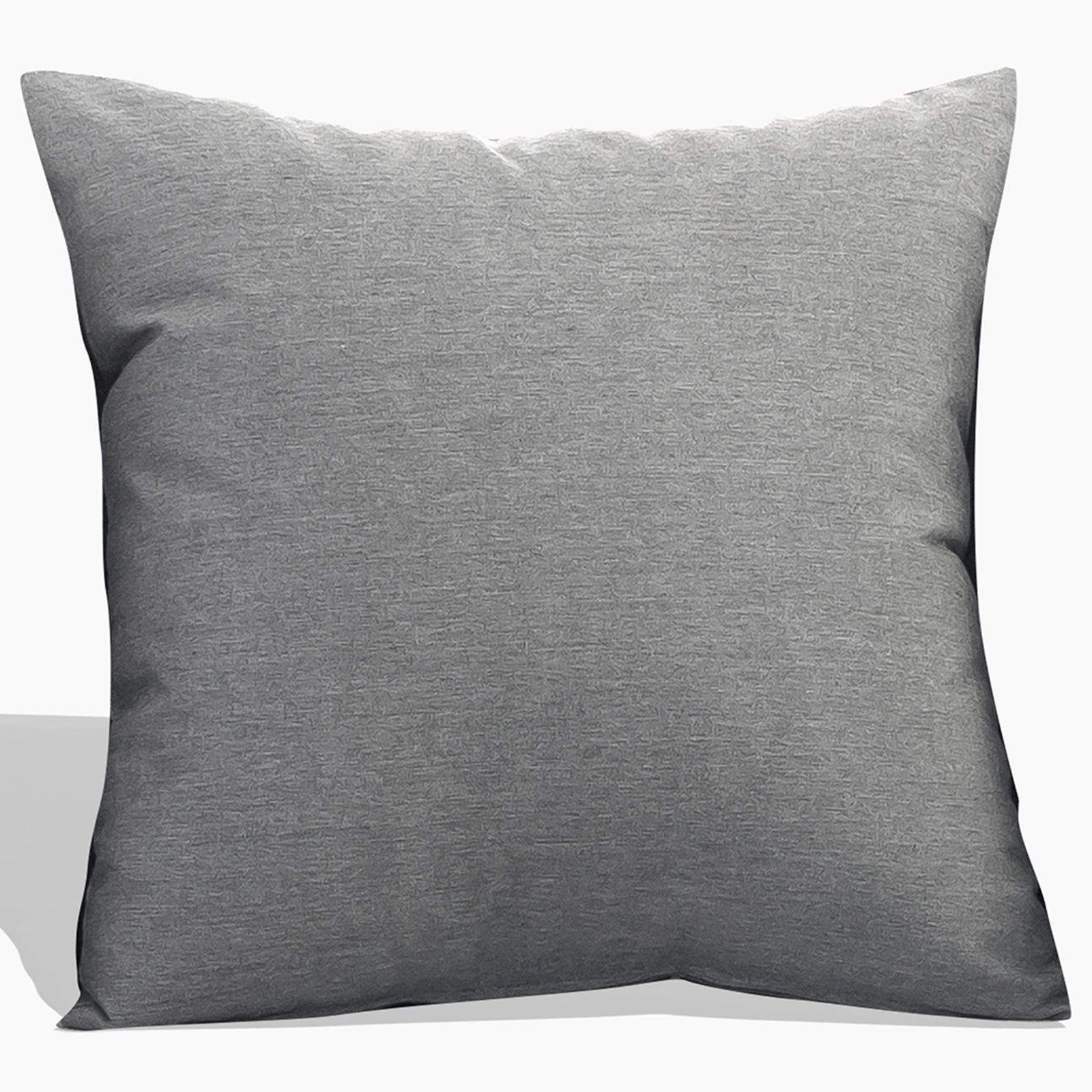 OUTDOOR KISSEN AMALFI dunkelgrau - Dunkelgrau, Textil (45/42cm) - IDIMEX