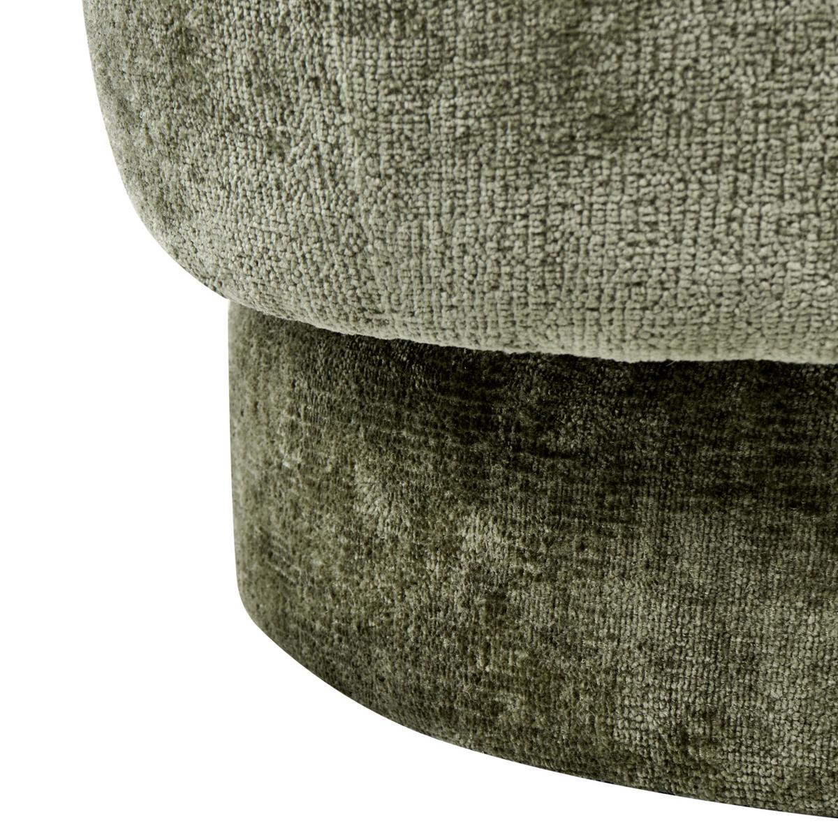 DREHSESSEL Grün Aylo - Grün, Textil (60/65/70cm) - Beliani