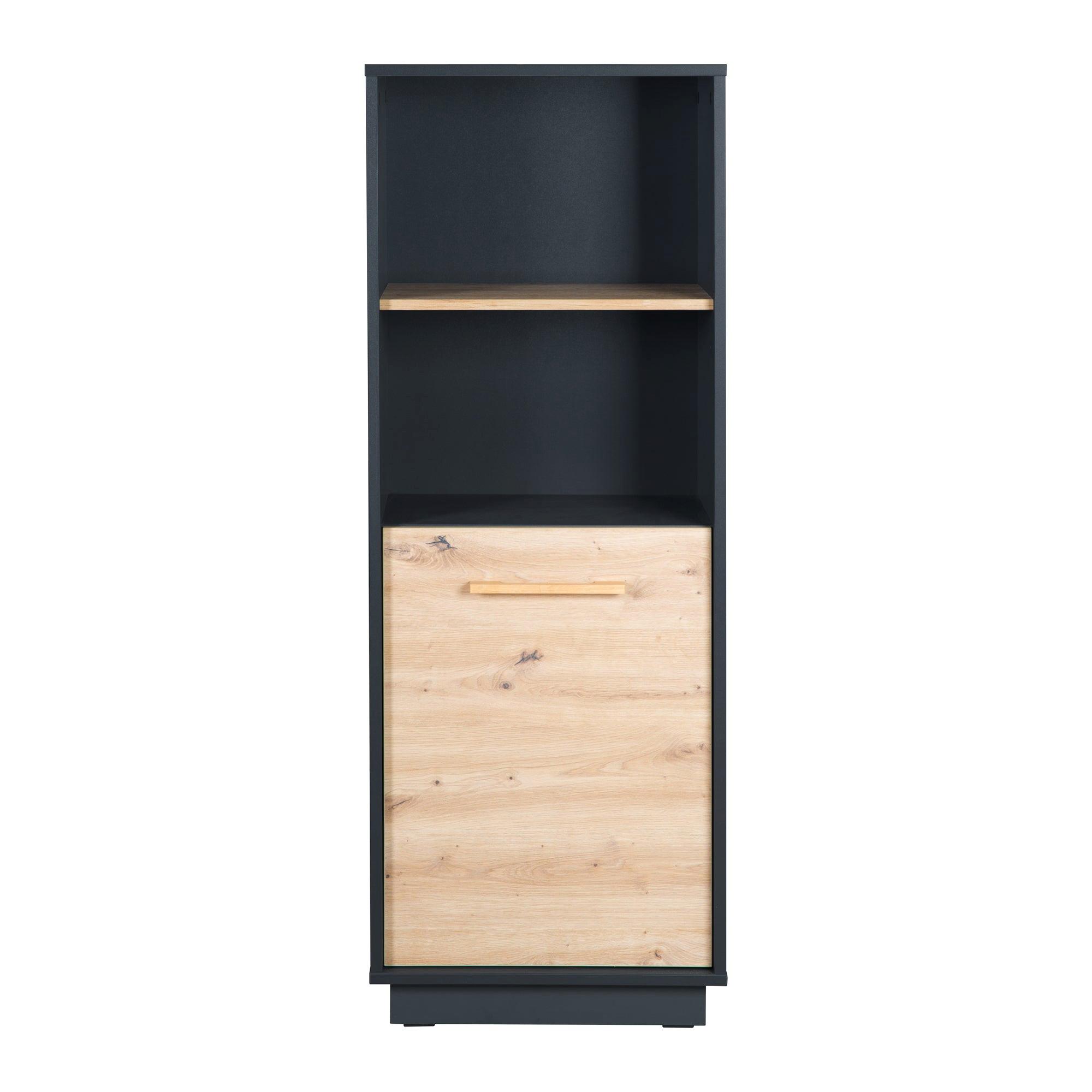 STANDREGAL Lenn - Anthrazit, Holzwerkstoff (55/150/40cm) - Roba