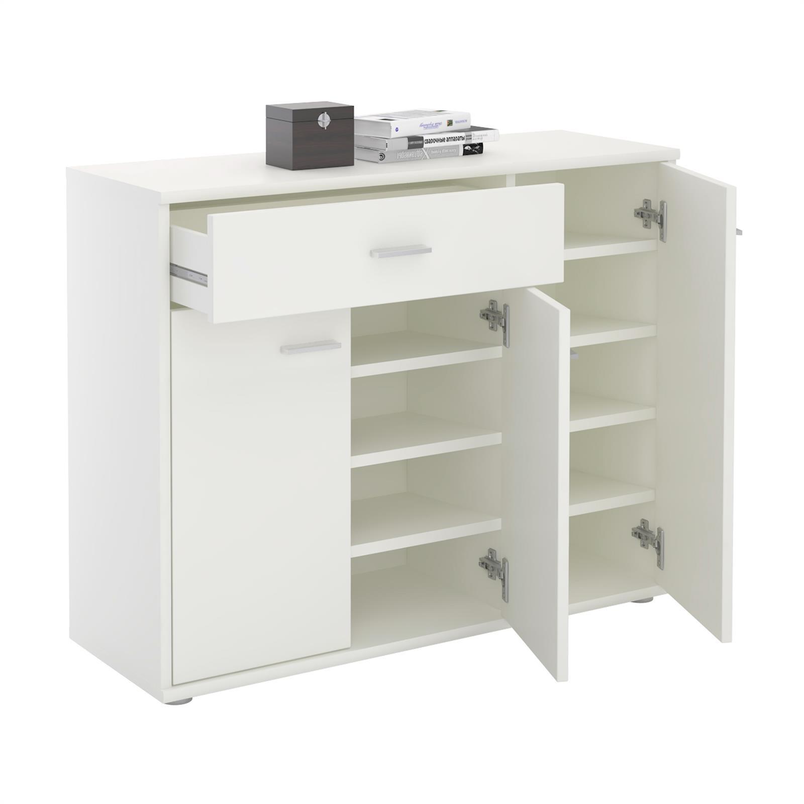 SCHUHSCHRANK DEUSTO weiß - Weiß, Holzwerkstoff (88/70/35cm) - CARO-Möbel