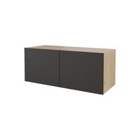 LOWBOARD ELIO-W 100x40x40 cm - Artisan / Schwarz - Eiche Artisan, Holzwerkstoff (100/40/40cm) - ALTDECOR