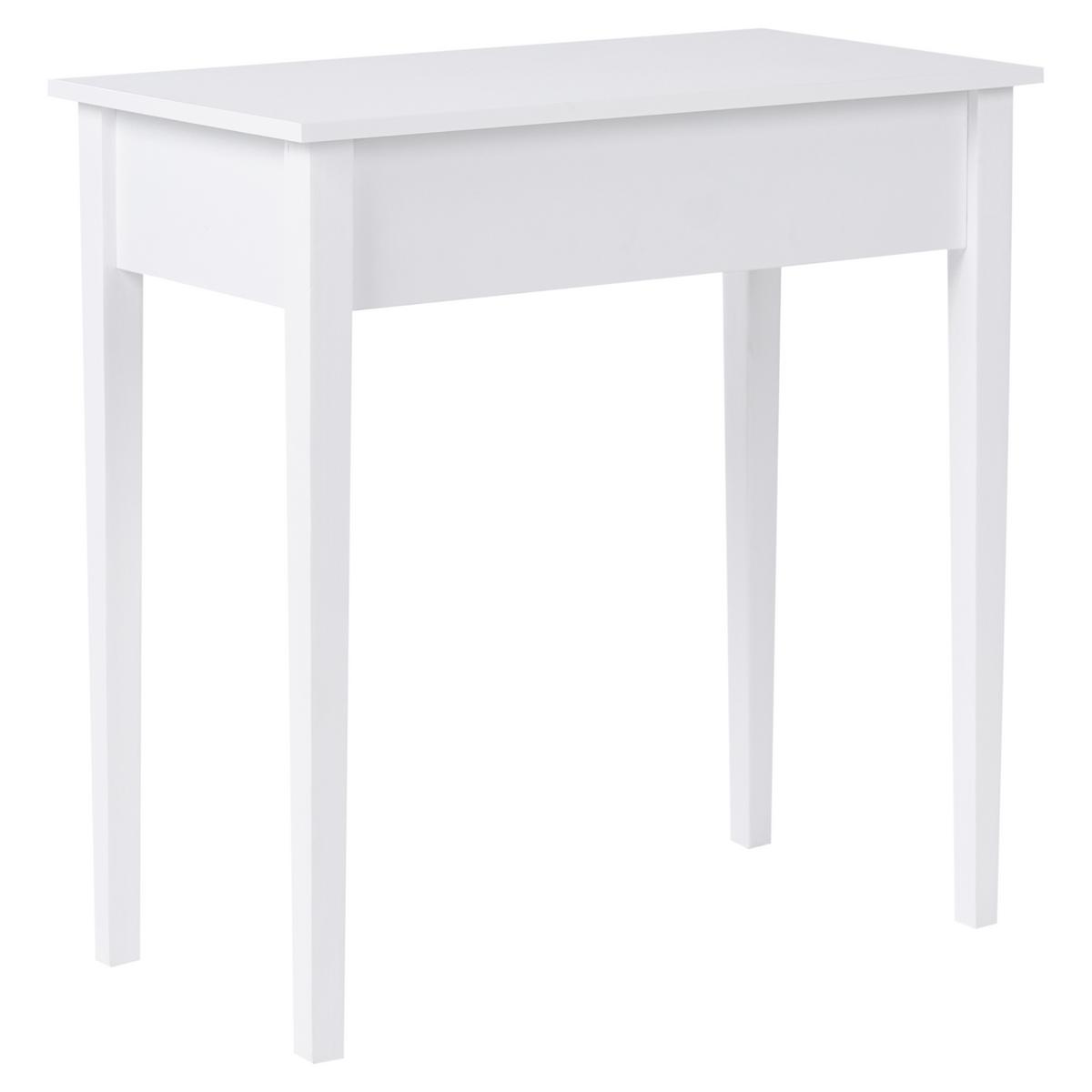 KONSOLENTISCH Weiß Yirra - Weiß, Holzwerkstoff (75/75/40cm) - Beliani