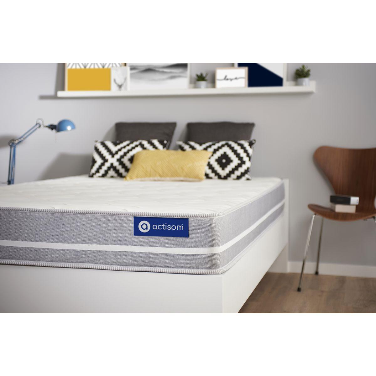 MATRATZE Actimemo touch Memory-Schaum 80 x 200 cm h1 - Weiß, Textil (80/200cm) - ACTISOM