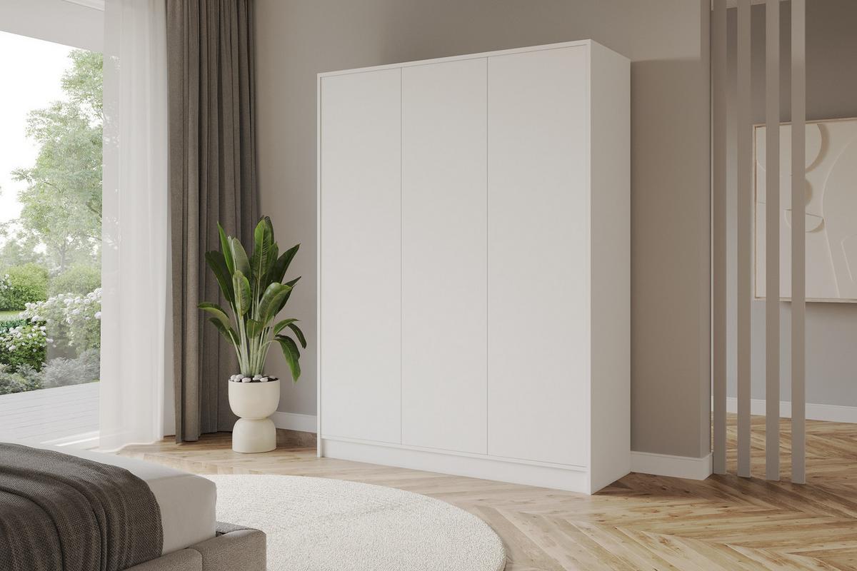 KLEIDERSCHRANK - GALA - 150 - Weiß - Weiß, Holzwerkstoff (150/200/51cm) - ALTDECOR