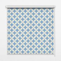 INNENROLLO - Fensterrollo - Rollo - 80x140 cm - Blaue Sterne - Blau, Kunststoff (80/140/0.5cm) - TULUP