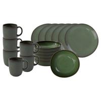 FRÜHSTÜCKS-SET Lave Vert 18-tlg. - Grün, Keramik (2/2/2cm) - like.Villeroy & Boch