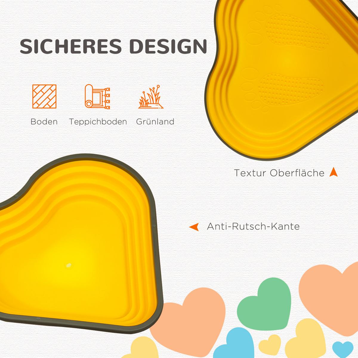 BALANCE-TRITTSTEINE, 11er-Set, stapelbar & leicht, rutschfest, für Innen/Außen - Multicolor, Kunststoff (39/20/42cm) - AIYAPLAY