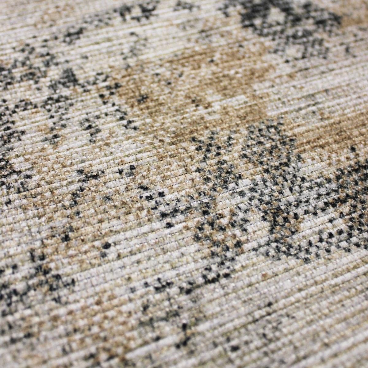 TEPPICH Waschbar HURST, abstrakt, Gelb-Natur, 115 x 170 cm - Beige, Textil (170/115cm) - KADIMA DESIGN