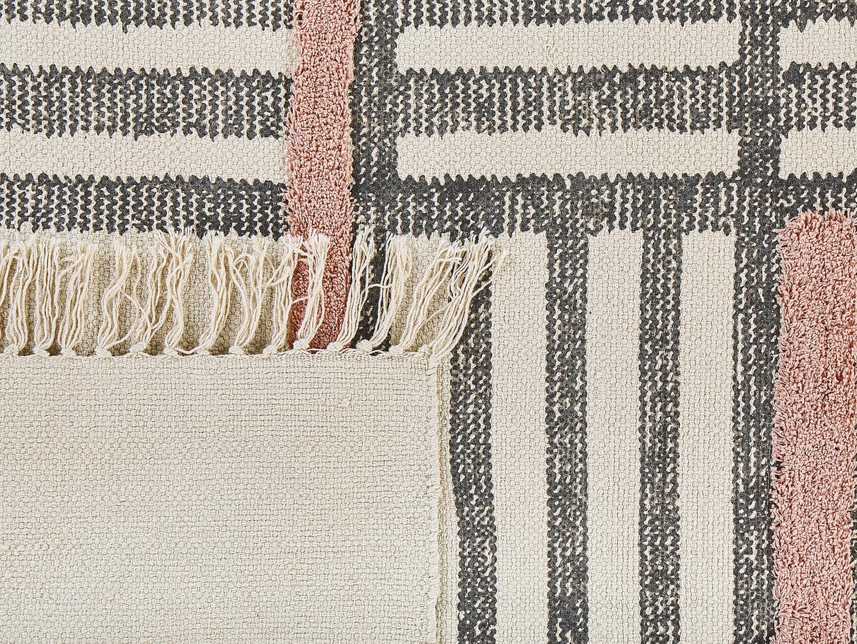 KURZFLOR-TEPPICH Muradiye 200/140 cm - Beige, Textil (140/200cm) - Beliani