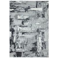 TEPPICH PARMA-Felino, abstrakt, Silbergrau, 160 x 230 cm - Grau, Textil (230/160cm) - KADIMA DESIGN