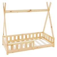 KINDERBETT Tipi 70x140 cm Natur - Naturfarben, Holz (70/140cm) - ML-DESIGN