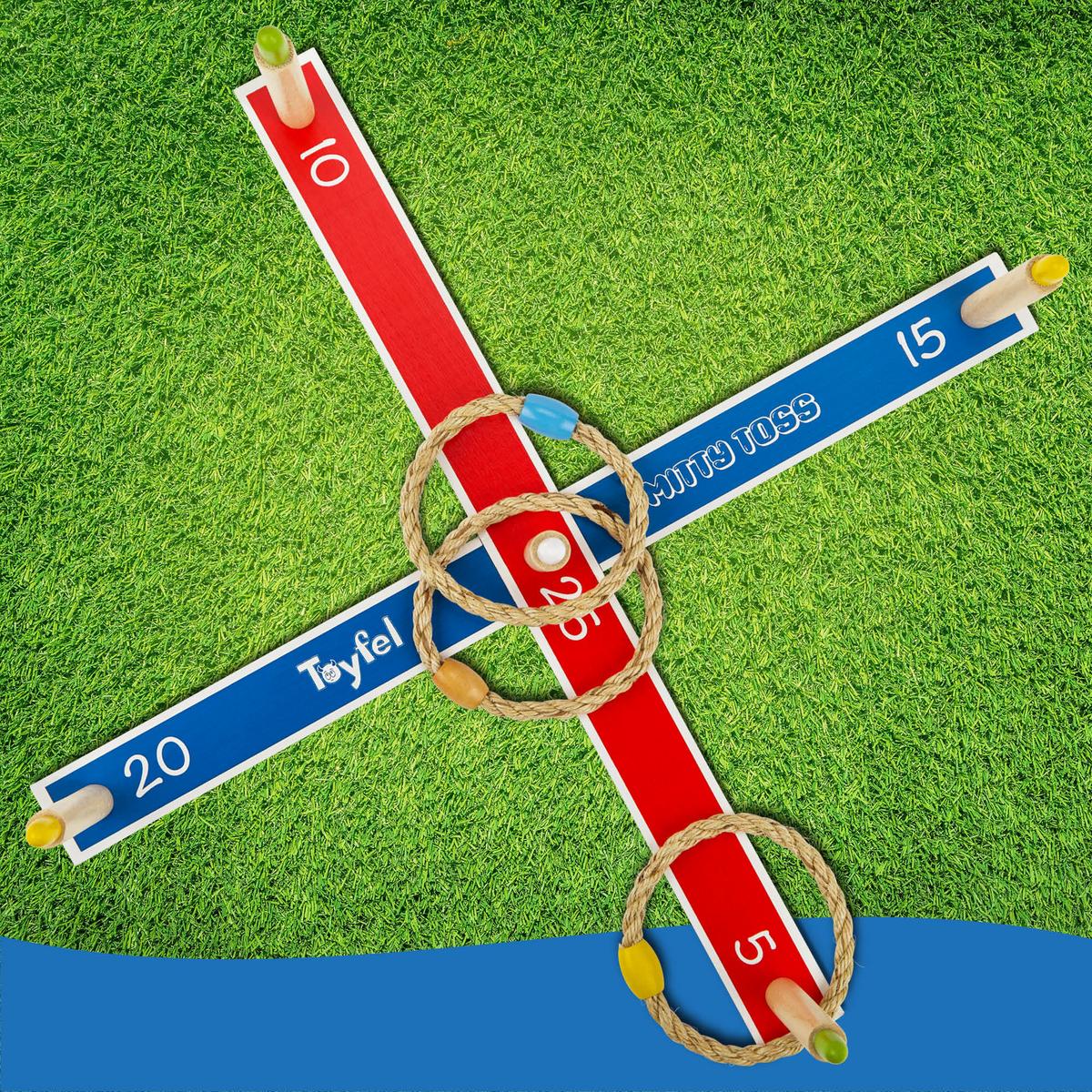 WURFSPIEL Mitty Toss XL - Multicolor, Holz (5/60cm) - Toyfel