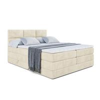BOXSPRINGBETT OHIO KING - 140x200 - H3/H4 - Beige - Beige, Holzwerkstoff (140/200cm) - ALTDECOR