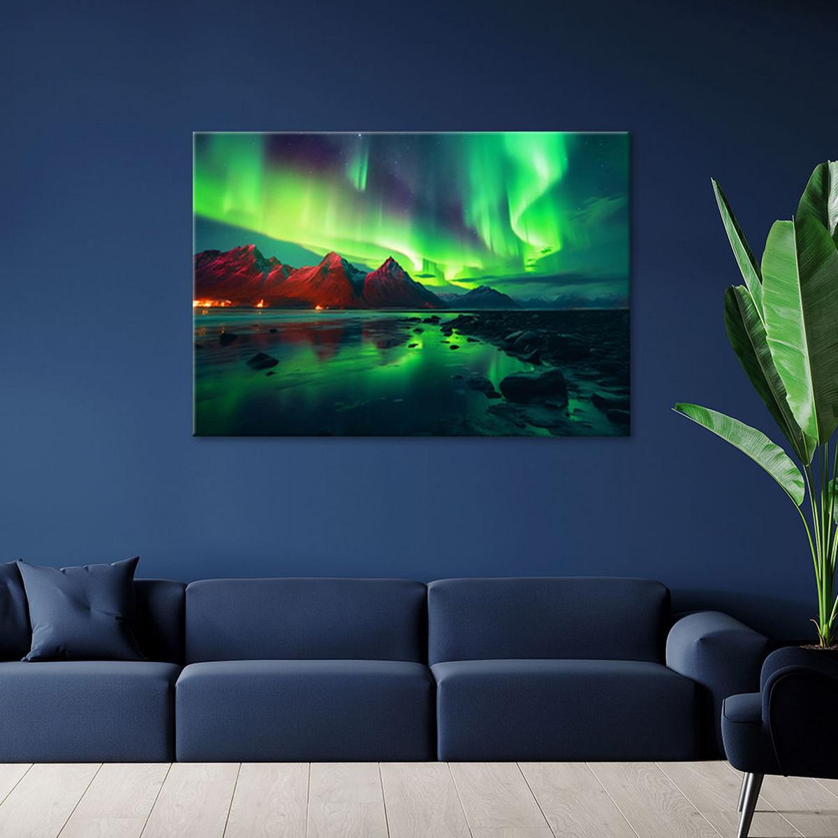 KUNSTDRUCK Lila 60/40 cm - Lila, Textil (60/40cm) - KUNSTLOFT