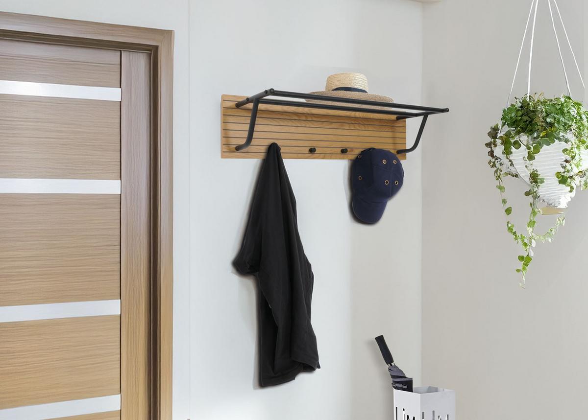 WANDGARDEROBE Braun - Braun, Holz (80/20/27cm) - MCW