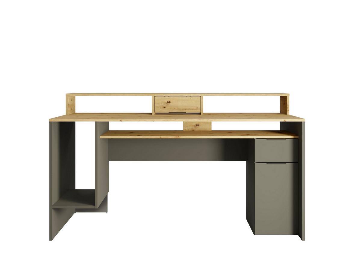 SCHREIBTISCH RADIX 160x70x91,5 cm Bürotisch Computertisch, Graphitfarben - Graphitfarben, Holzwerkstoff (70/160/91.5cm) - MASSENO