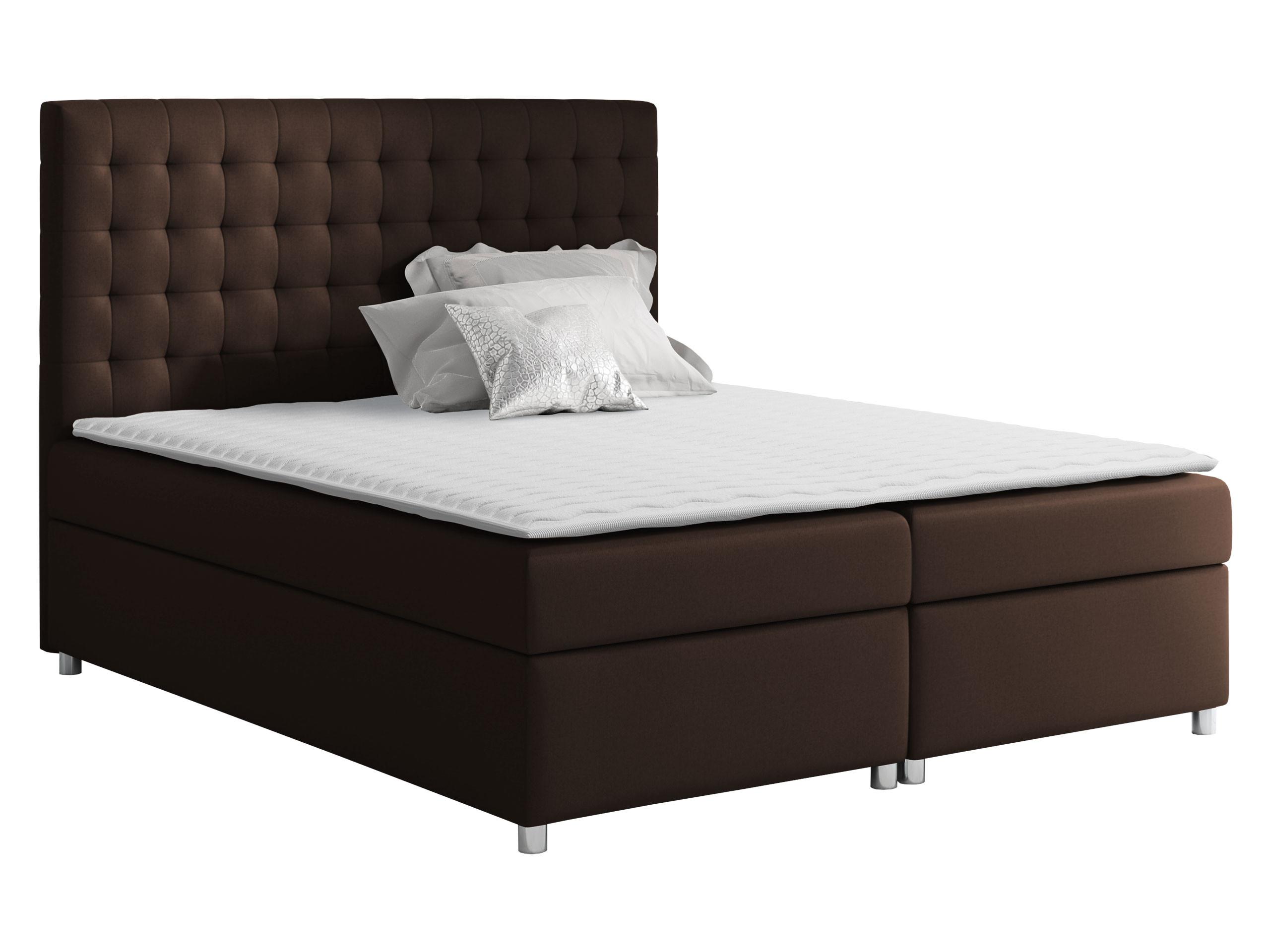 BOXBETT Asti - H3 - Dunkelbraun, Holz (160/200cm) - MIRJAN24