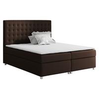 BOXBETT Asti - H3 - Dunkelbraun, Holz (200/200cm) - MIRJAN24