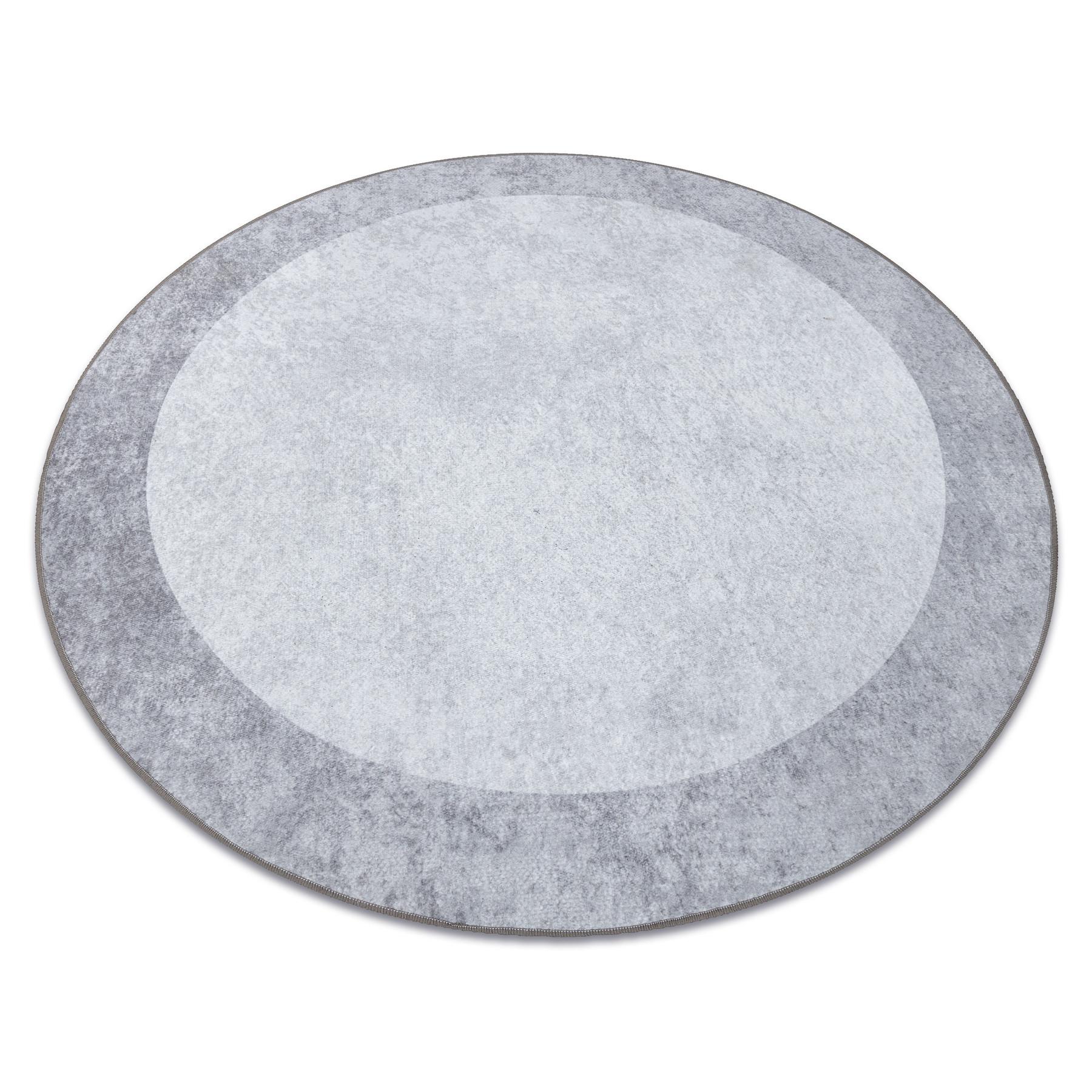 TEPPICH Miro 80 cm - Grau, Textil (80/80cm) - rugsX