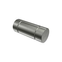 ENDSTÜCKE FÜR GARDINENSTANGEN 20 mm Ø, Elias Edelstahl, Packung 2 Stück - Edelstahlfarben, Metall (6/2.5/2.5cm) - INTERDECO