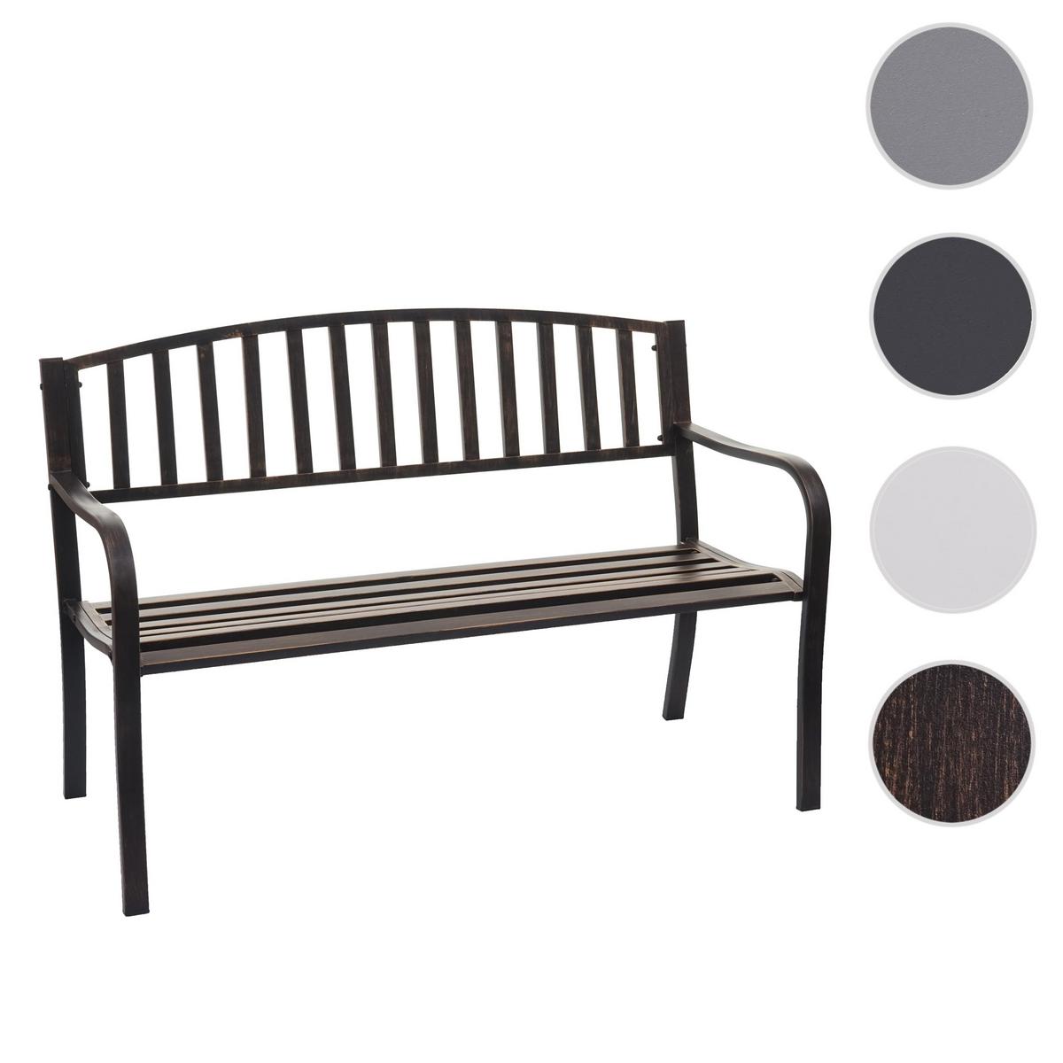 GARTENBANK Bronze - Bronzefarben, Metall (128/87/58cm) - MCW