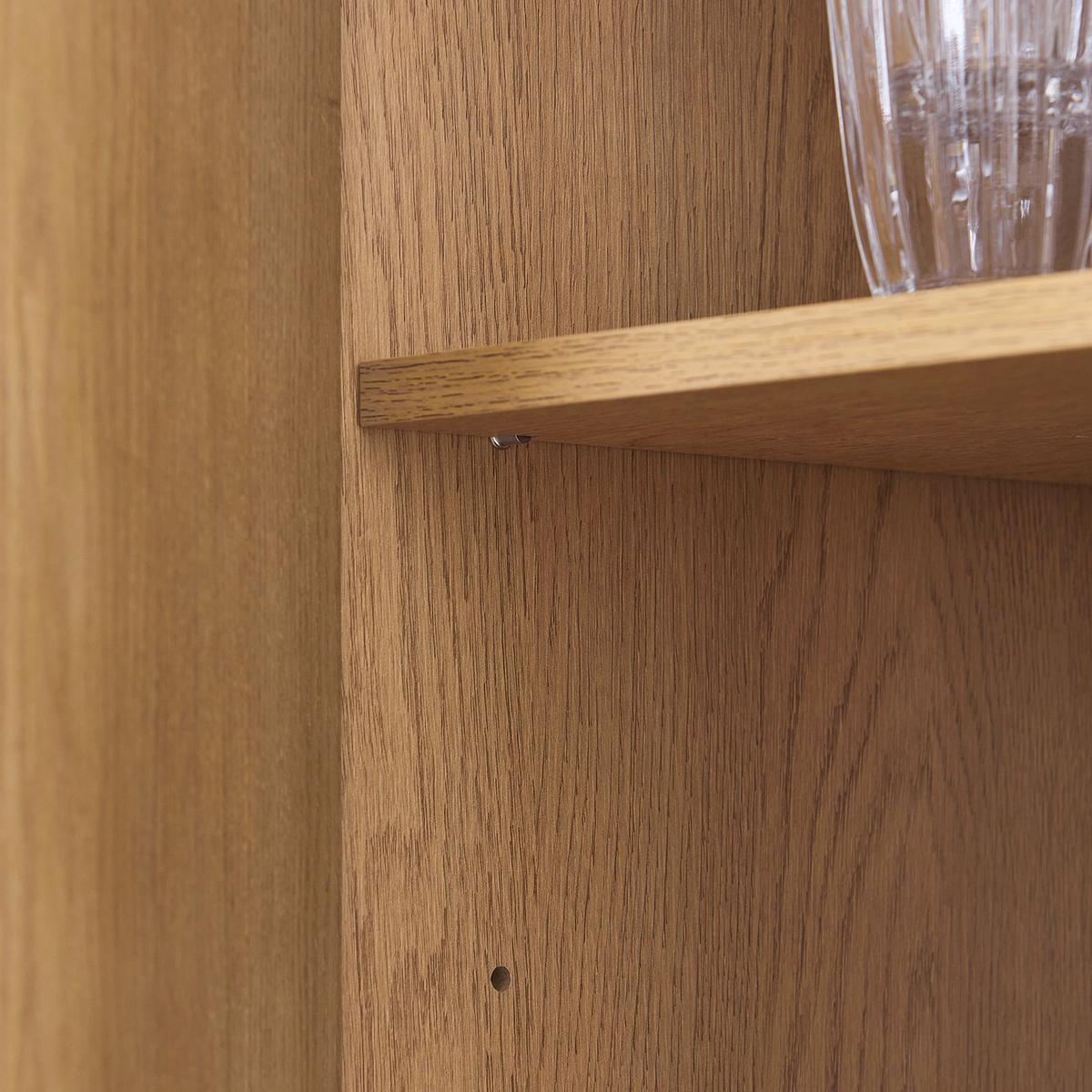 HIGHBOARD Schwarz-Natur - Schwarz/Naturfarben, Holzwerkstoff/Metall (92/119/40cm) - SoBuy