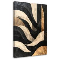 LEINWANDBILD Abstraktion 40x60cm - Beige, Textil (40/60cm) - Feeby
