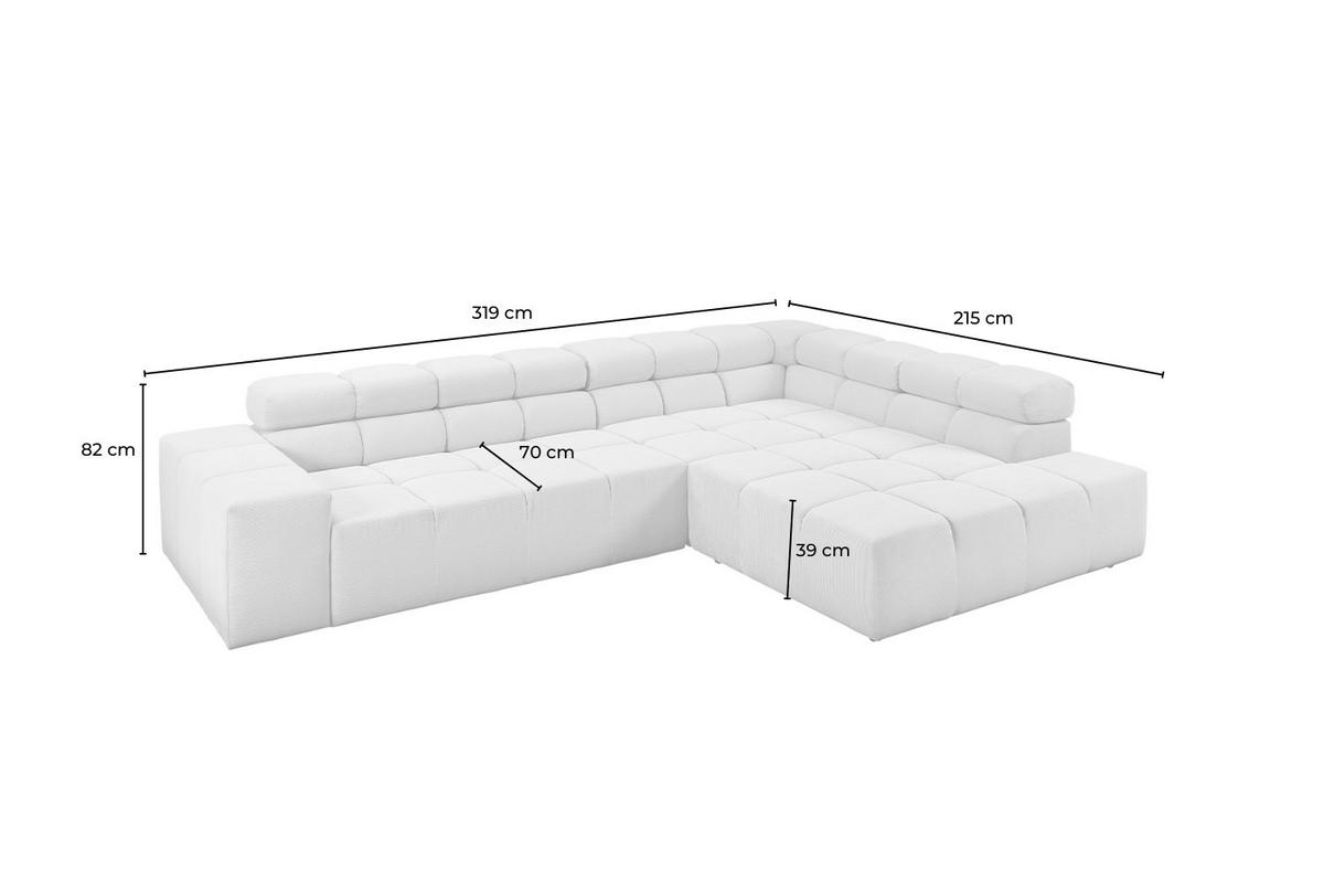 ECKSOFA MIT MOTORISCHEM SITZVORZUG NEVADA Dunkelgrün Cord Relaxfunktion - Dunkelgrün/Schwarz, Kunststoff/Textil (319/215cm) - KAWOLA