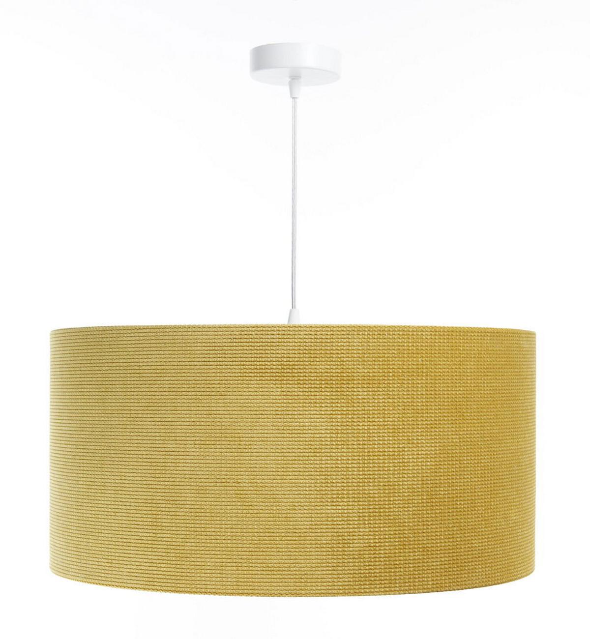 HÄNGELEUCHTE Weiß 40/20 cm - Gelb/Weiß, Kunststoff (40/0.4/20cm) - ONZENO