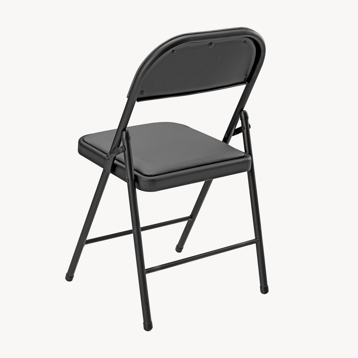 STUHL-SET 6 TLG. - Schwarz/Grau, Kunststoff/Metall (46/80/50cm) - pro.tec