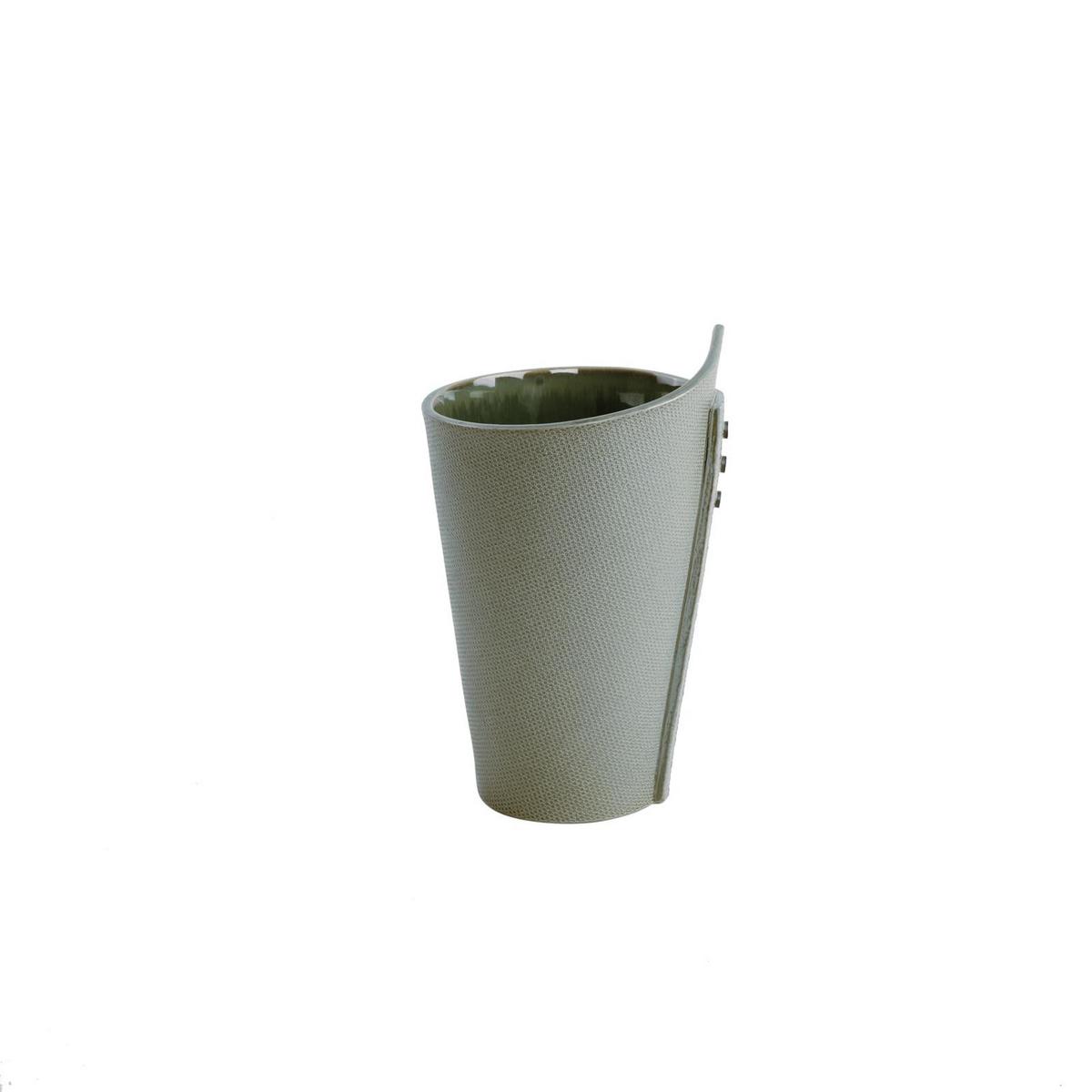 VASE Sirikit grün 19 cm - Grün, Keramik (19cm) - Goebel