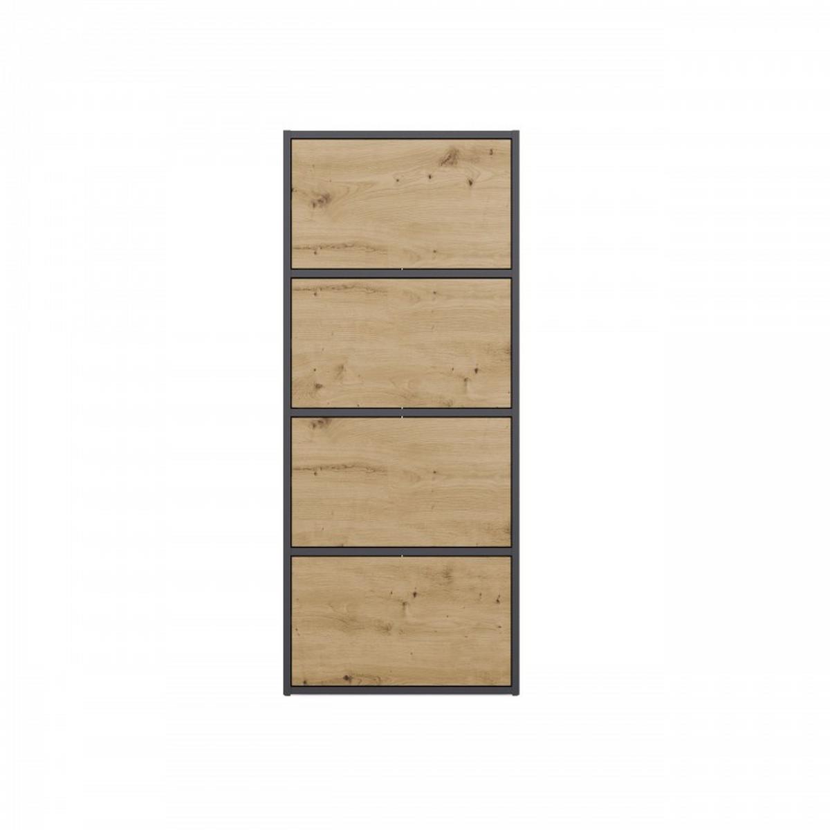 KOMMODE Anthrazit, Artisan 50/119/40 - Anthrazit, Holzwerkstoff (50/119/40cm) - RAUMHIRSCH FURNITURE