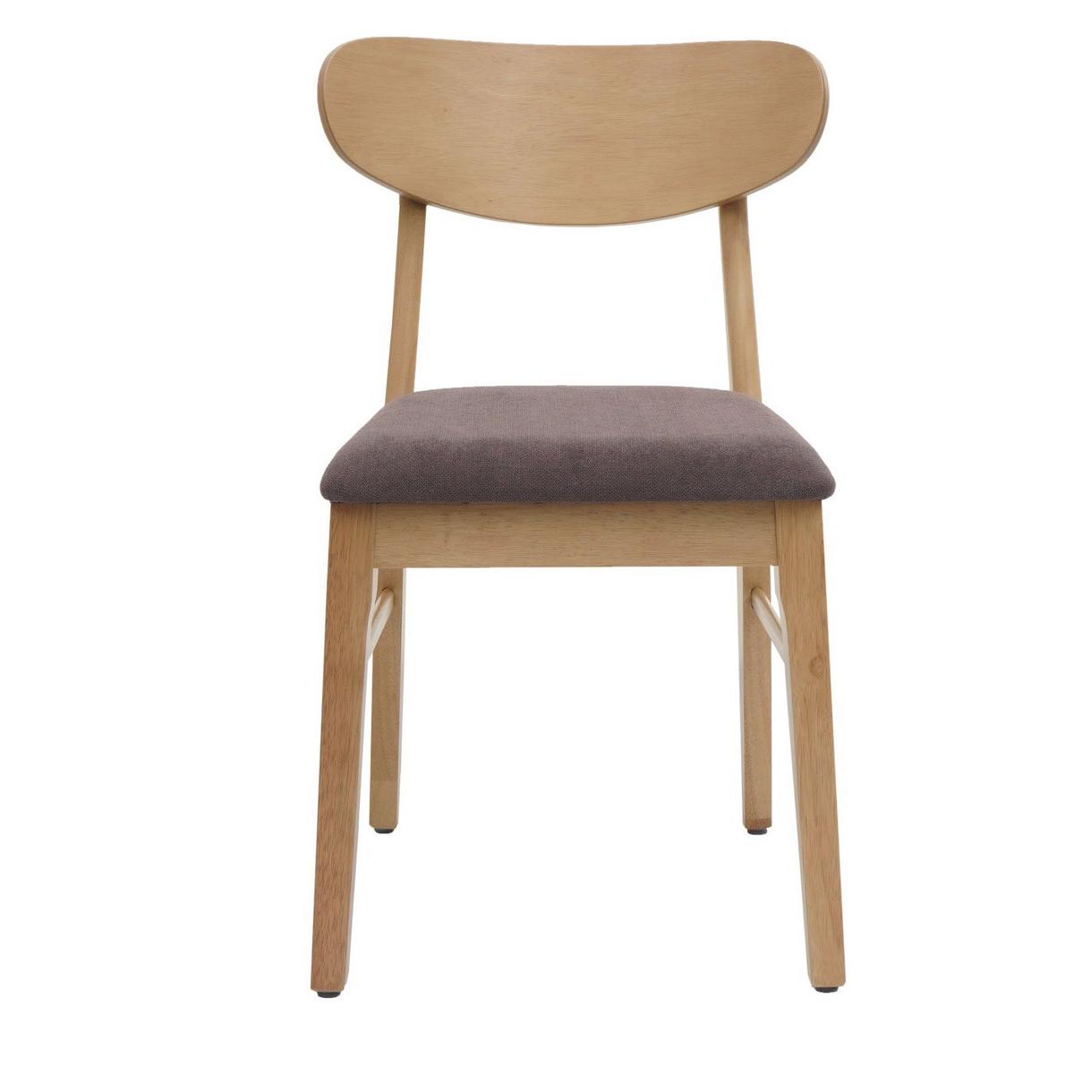 ESSZIMMERSTUHL Beige, Taupe 2er-Set - Taupe/Beige, Holz (45/79/49cm) - MCW