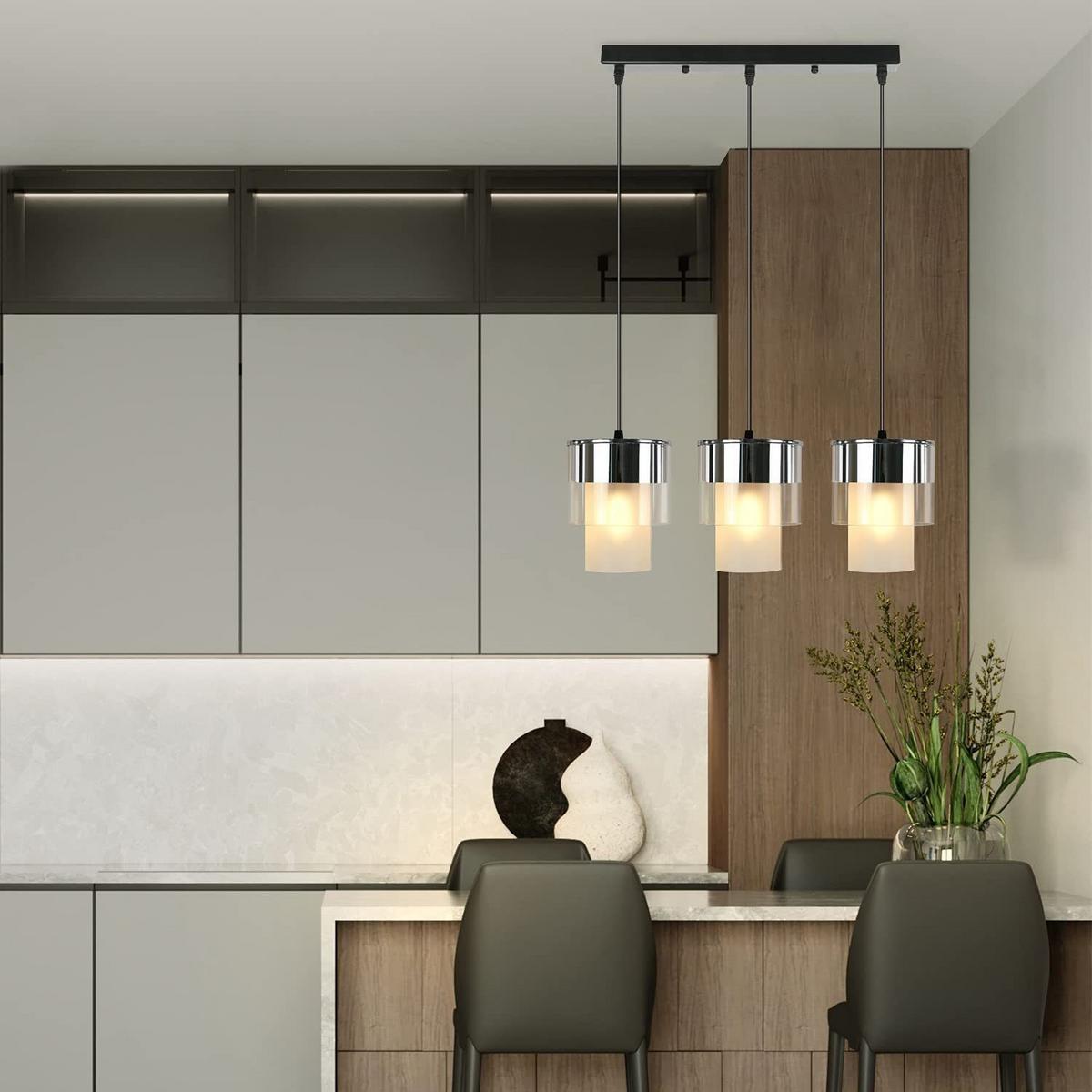 PENDELLEUCHTE Ottmar 41/14/120 cm - Schwarz, Metall (41/14/120cm) - Nettlife