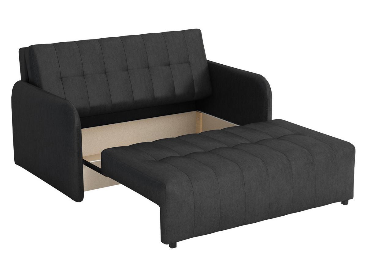 SCHLAFSOFA Viva Grand III - Schwarz/Braun, Holz/Kunststoff (145/85/95cm) - MIRJAN24