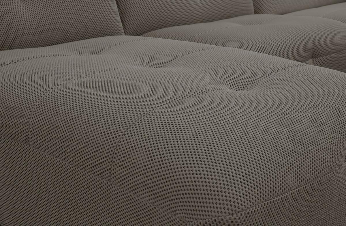 ECKSOFA TRENTO 4-Sitzer, braun - Schwarz/Braun, Holzwerkstoff/Kunststoff (165/262cm) - Wozimo