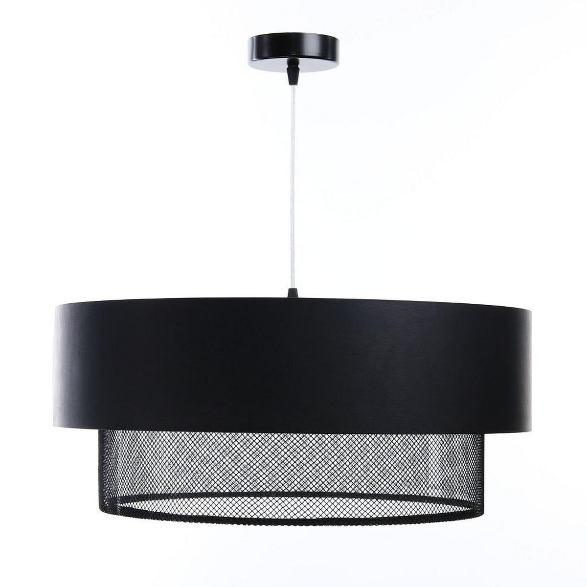 HÄNGELEUCHTE Schwarz 40/20 cm - Schwarz, Kunststoff (40/1/20cm) - ONZENO